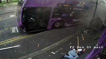 Un homme se fait percuter par un bus dans le dos