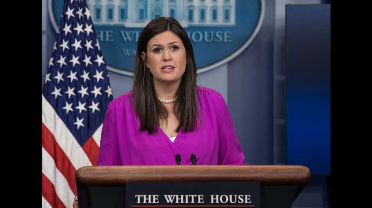 Fake news : échanges tendus à la Maison blanche entre les journalistes et la porte-parole