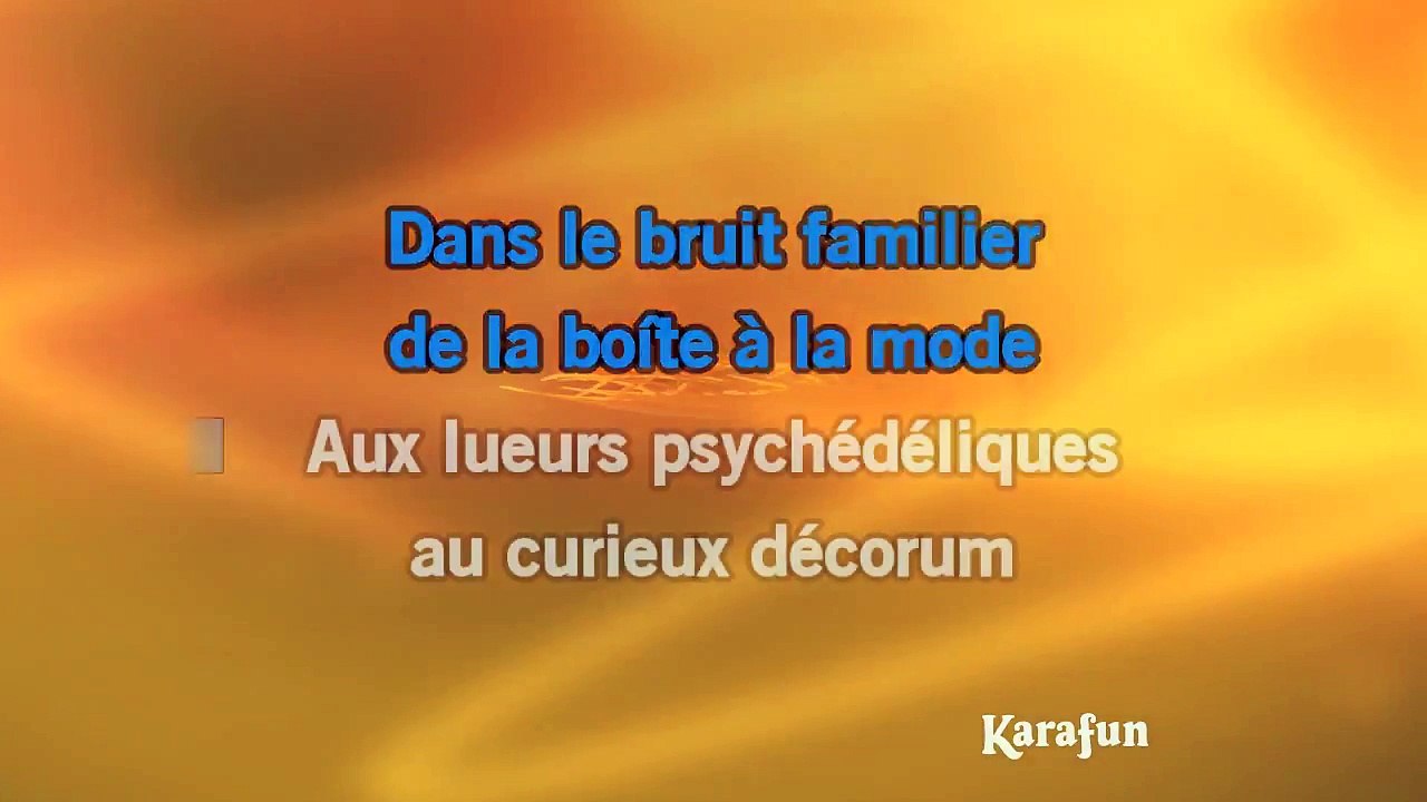 Charles Aznavour - Les plaisirs démodés KARAOKE / INSTRUMENTAL