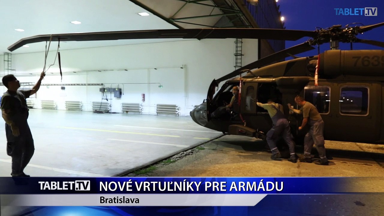 GAJDOŠ: Do roku 2019 bude mať Slovensko deväť vrtuľníkov Black Hawk
