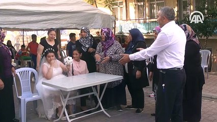 Damatsız da olsa düğün hayaline kavuştu