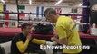 Vasyl Lomachenko in camp for salido - ready to make history champion is 2 fights EsNews Boxing