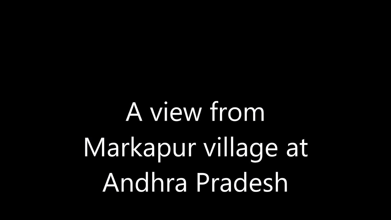 A view from Markapur village at  Andhra Pradesh