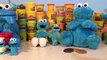 Count n Crunch Cookie Monster Toy Sesame Street Unboxing, Count him eating 3 cookies