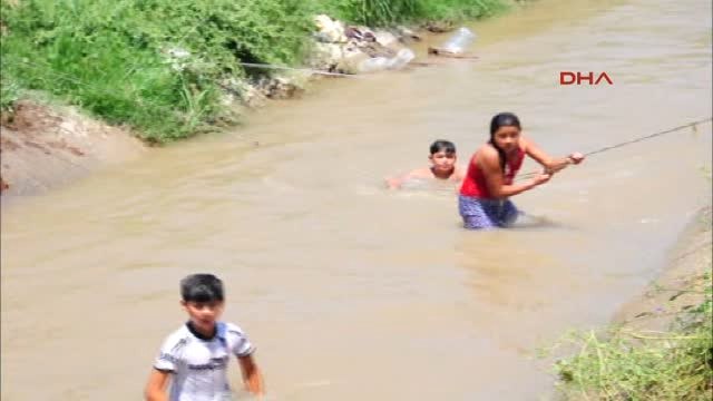Manisa Sulama Kanalında Tehlikeli Serinlik