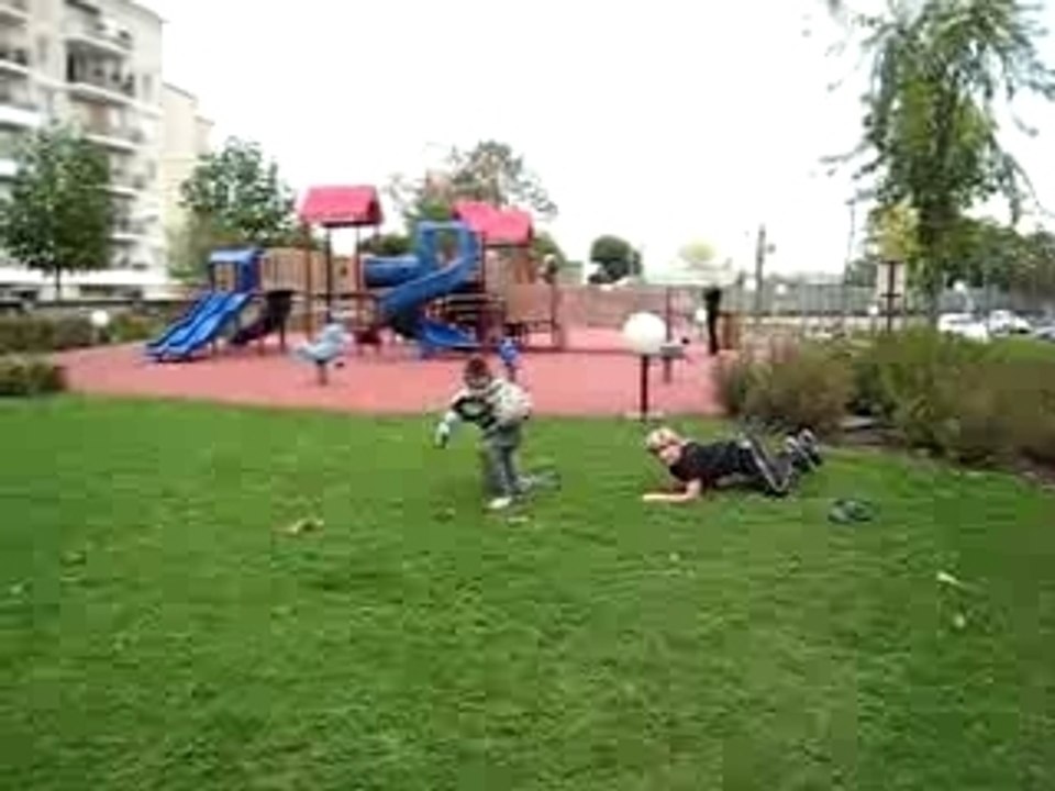 Essai de Benji au RUGBY.