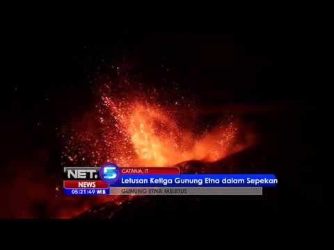NET5 - Gunung Etna kembali meletus