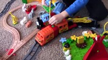 Thomas and Friends Woode Thomas Train and Lego Duplo Playtime Compilation
