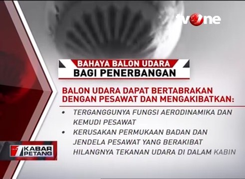 Dampak Serius Bahaya Balon Udara Tanpa Awak
