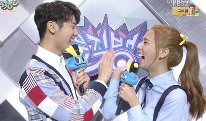 [繁中]160812 Music bank mc(敏赫/率濱) (Minhyuk mc cut )