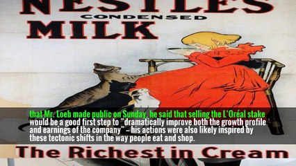 Shareholders Demand More Drastic Shifts at Nestlé