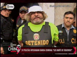 Nota - 24 policias integraban banda criminal Los Babys de Oquendo