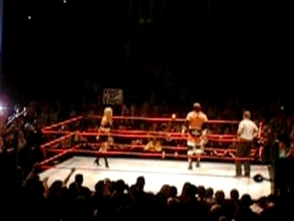 HHH entrance on Raw wrestlemania Revenge Tour BXL 2006