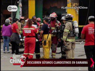 Nota - descubren sotanos clandestinos en gamarra