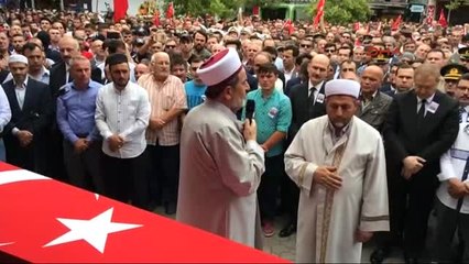 Trabzon - Uludere'de Şehit Olan Sinan Hamza Memleketi Trabzon'da Son Yolculuğuna Uğurlandı