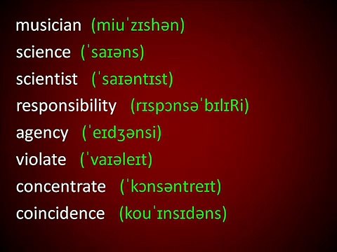Inglés Americano - Pronunciación de Palabras Similares al Español 4 (Leccion 309)