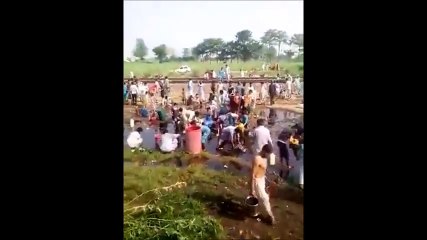 Real Footage Of Bahawalpur oil tanker fire