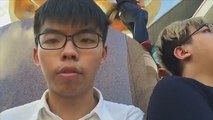 Detienen al activista hongkonés Joshua Wong