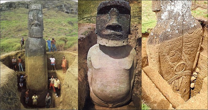 The Mysterious Moai of Easter Island with ancients aliens