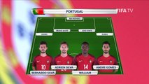 Portugal vs Chile -Team Lineups - 28.06.2017