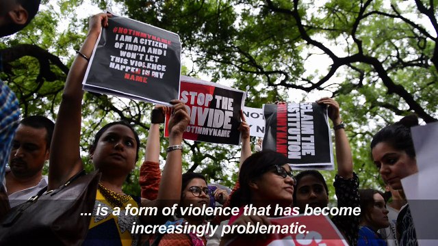 Hundreds protest in India against the lynching of Muslims