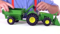 Tractor toy forLearn colors and toys and animals for children _ Blippi Toy