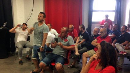 Rencontre entre Fabien Galthié et les supporters du RCT