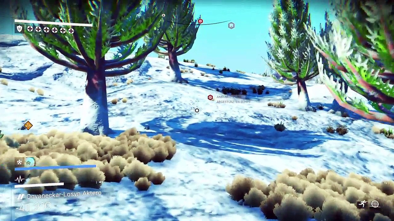 No Man's Sky Chapter 11 (snow grass and rock)