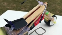 How to Make a Motorcycle Out of Popsicle Sticks and DC Motor - Awesome Toy Car -  Chopper Motorcycle-oI30qpdx