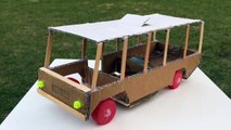 How to Make a Bus - Amazing DIY Electric Car - Easy to Build-r5NGe-z