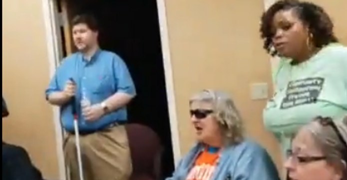 Disability Rights Advocates Protest GOP Healthcare Bill in Rochester