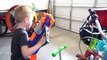 Nerf Gun Battle! Ultimate Nerf Rival Khaos Blaster Ethan Vs. Cole Nerf Gun Attack! Round 4