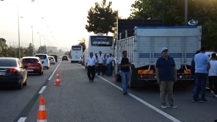 Adalet Yürüyüşü'ne Ulaşamadan Kaza Yaptılar