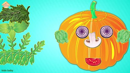 Et les couleurs éducatif aliments pour drôle Jeu enfants Apprendre les légume avec fruits