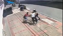 Delincuentes roban y arrastran a una mujer en pleno centro de Ibagué