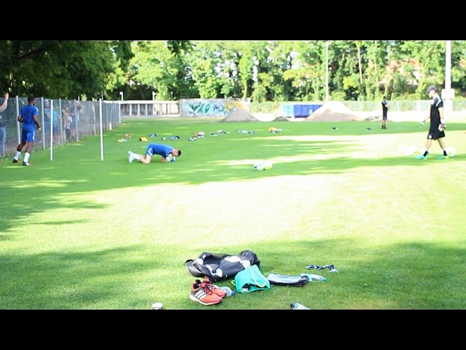 Reprise de l'entraînement au Racing Club de Strasbourg Alsace
