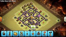 Th7 War Base 2017 With Replay Anti Giant Anti Dragon Anti Hog Anti 2 Star With 3 Air Defen