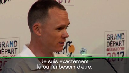 TdF 2017 - Froome: "En forme pour les trois prochaines semaines"