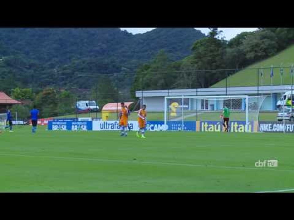 Veja os gols de Brasil Sub-17 5 x 3 Fluminense Sub-18 em jogo-treino