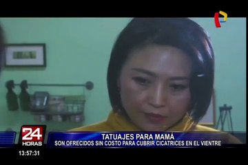 China: se realizan tatuajes gratuitos para madres