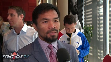 Manny Pacquiao surprised by love & support of Aussie fans! Calls Jeff Horn fight "one of a kind"