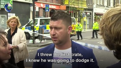 London attack hero: ‘I hit attacker with a crate’ BBC News
