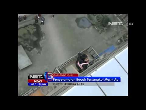 NET5 - Seorang Bocah Jatuh dari atas gedung Chongqing China