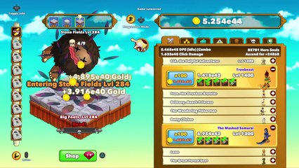 Clicker Heroes two manned