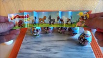 Collecte chiens des œufs à Il jouets déballage 6 œufs compilation surprise surprise