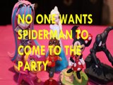 NO ONE WANTS SPIDERMAN TO COME TO THE PARTY   SKYE MINION MINNIE MOUSE CARS 3 ELSA ANNA Toys Kids Video