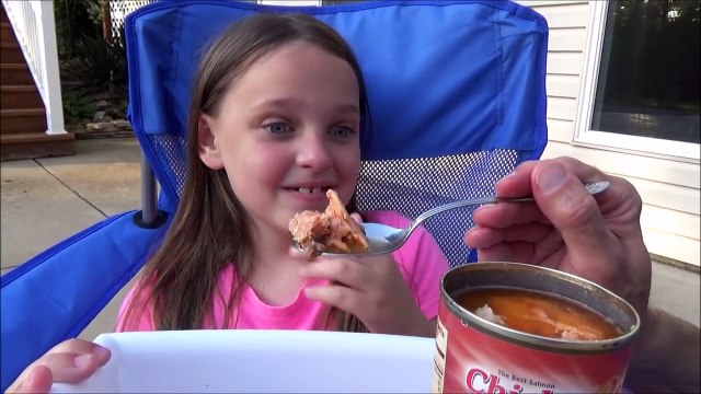 Canned Fish Challenge Sardines Salmon Tuna Freak Family Summer Vacation Vlog #4