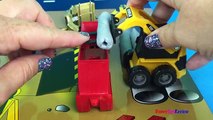 Déverser chariot élévateur caractère patte jouer Ensemble jouets un camion avec la construction de la construction alimentaire Playdoh