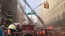 FDNY Battles Five-Alarm Fire In New York City