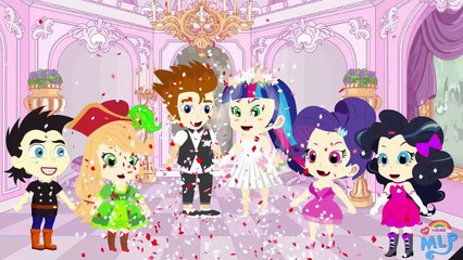 PRINCESS and Prince Dance Contest In Destruction Wicked! Finger Family Songs Nursery Rhyme